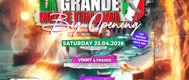 Event-Image for 'La Grande Notte Italiana BIG OPENING @ Masquerade Club K&ouml;ln'