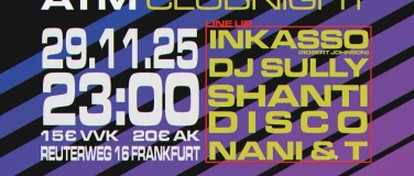 Event-Image for 'ATM CLUBNIGHT'