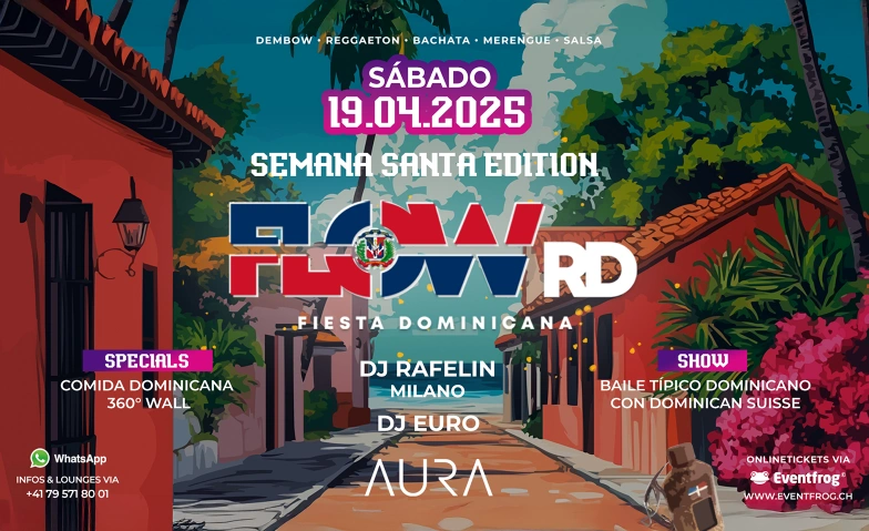 FLOW RD - SEMANA SANTA EDITION Aura, Bleicherweg 5, 8001 Zürich Tickets