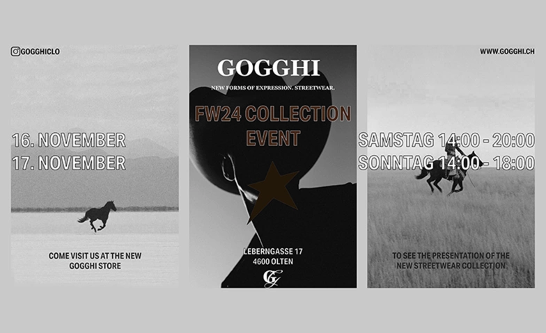 FW 24  COLLECTION EVENT GOGGHI STORE, Leberngasse 17, 4600 Olten Tickets