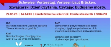 Event-Image for 'Szwajcarski Dzień Czytania &ndash; &bdquo;Słowa, kt&oacute;re się przyjaźnią"'
