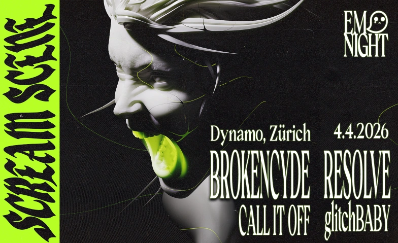 EMO NIGHT - Scream Scene Festival Dynamo , Wasserwerkstrasse 21, 8006 Z&uuml;rich Billets