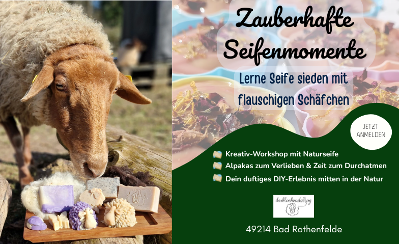 Seifen sieden mit flauschigen Sch&auml;fchen Tickets