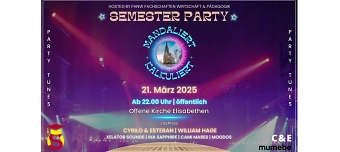 Veranstalter:in von Semesterparty Mandaliert & Kalkuliert