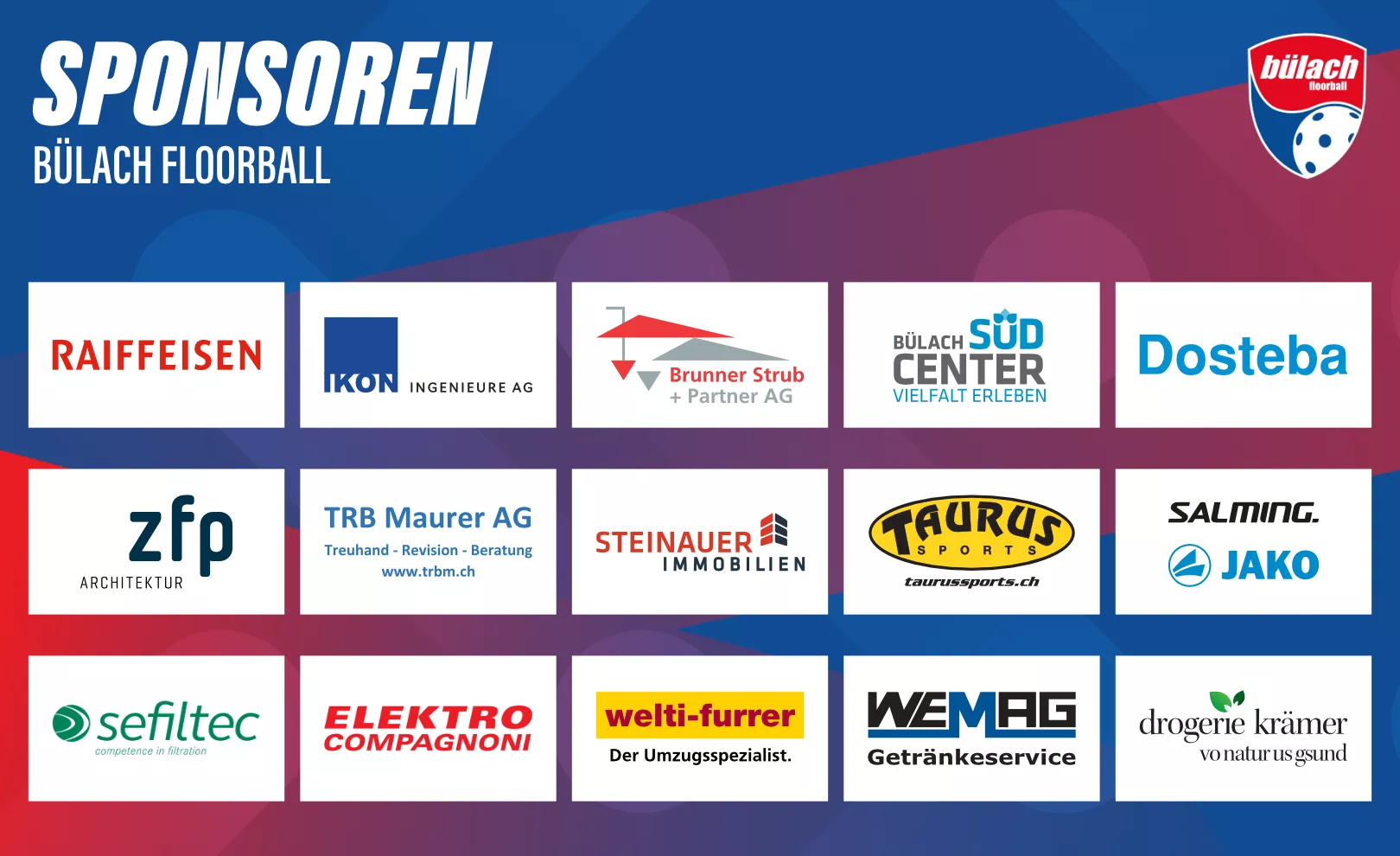 Sponsoring-Logo von Cup 1/16-Final: Bülach Floorball vs. Alligator Malans Event