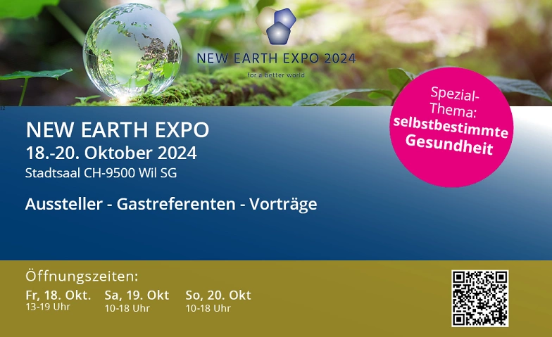 New Earth Expo Stadtsaal Wil SG ${singleEventLocation} Tickets