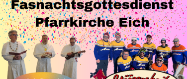 Event-Image for 'Fasnachtsgottesdienst mit urbi@orbi & Stöössucheibe 9:30 Uhr'