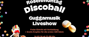 Event-Image for 'Rosenmontag: DISCOBALL &middot; Chaos T&auml;tscher LIVE'