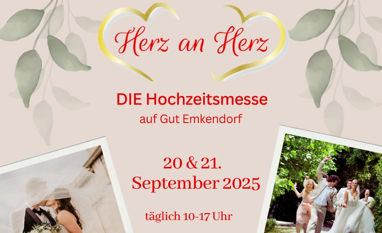 Hochzeitsmesse Herz an Herz Emkendorf (bei Kiel) Tickets