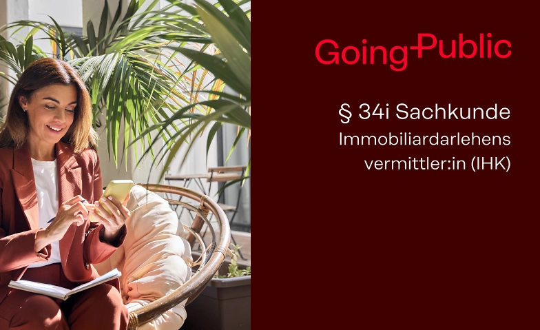 Vorbereitungslehrgang IHK-Sachkundepr&uuml;fung gem&auml;&szlig; &sect; 34i GewO Tickets