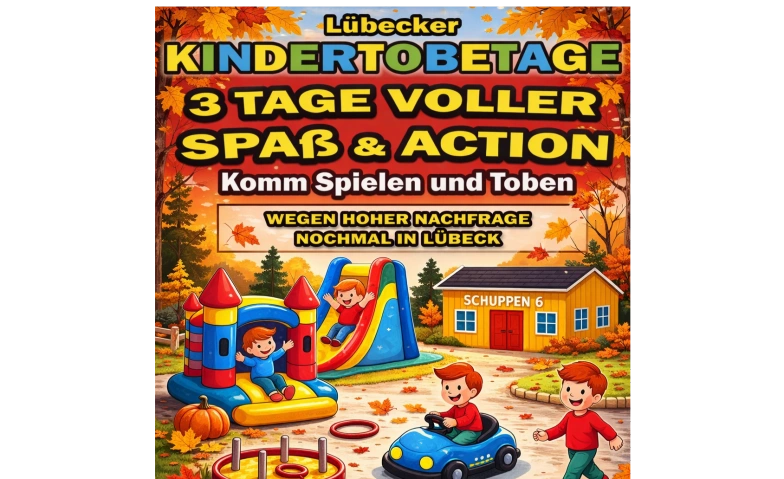 L&uuml;becker Kindertobetage - Tobenacht Tickets