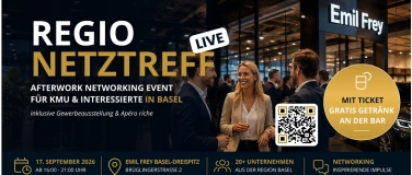 Event-Image for 'Regio Netztreff LIVE &ndash; Gewerbeausstellung Basel 2026'