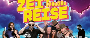 Event-Image for 'ZEITREISE 90s 00s mit REDNEX, DJ Quicksilver, Mola & A-TOM'