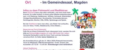 Event-Image for 'Flohmarkt, Kleiderbörse, Redlibörse'