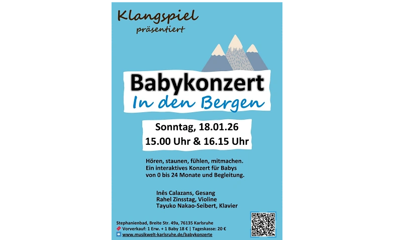 BABYKONZERT &quot;IN DEN BERGEN&quot; Tickets