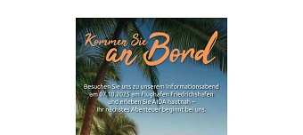 Event organiser of Kommen Sie an Bord ! Live Präsentation mit AIDA