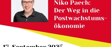 Event-Image for 'Vortrag Niko Paech „Der Weg in die Postwachstumsökonomie'