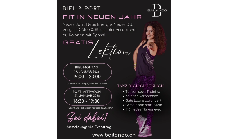 ZUMBA FITNESS GRATIS LEKTION BIEL - BIENNE Tickets