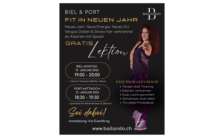 ZUMBA FITNESS GRATIS LEKTION IN PORT Tickets