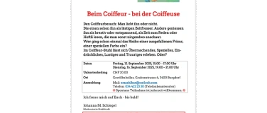 Event-Image for 'Erzählcafé zum Thema "Beim Coiffeur - bei der Coiffeuse'