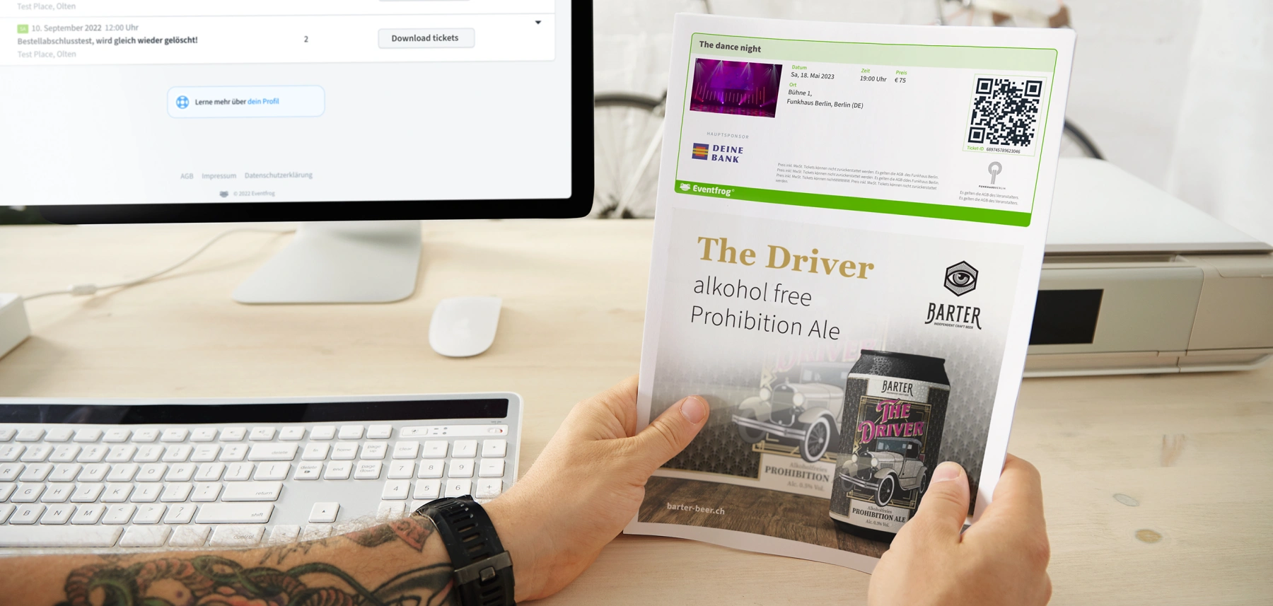 Funktionen Ticket EN