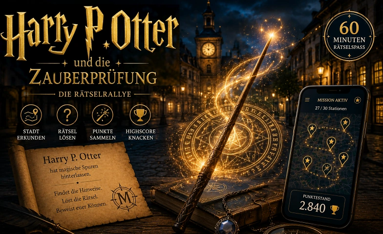 Event-Image for 'Magische Schnitzeljagd: Harry P. Otter & die Zauberpr&uuml;fung'