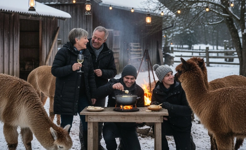 Fondue inmitten Alpakas - Landiswil Tickets