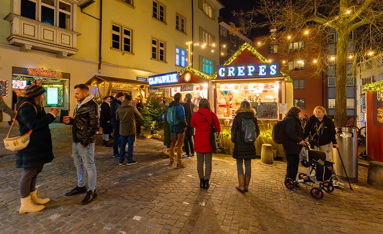 Weihnachtsmarkt D&ouml;rfli 2025 im Niederdorf Z&uuml;rich Billets