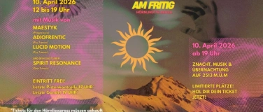 Event-Image for 'GOA SUNNTIG am Fritig &Uuml;bernachtung'