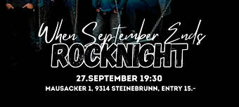 Veranstalter:in von When September Ends Rocknigh