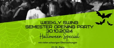 Event-Image for 'Weekly Swing Semester Opening Party Halloween Special'