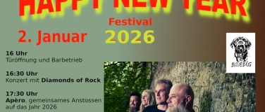 Event-Image for 'Happy New Year Festival mit Diamonds of Rock & Blued&ouml;g'