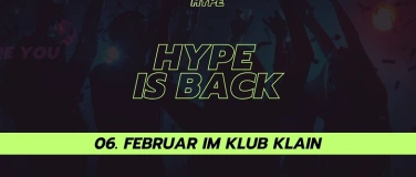 Event-Image for 'HYPE IS BACK - &uuml;16 - FR 06.02.2026'