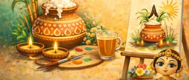 Event-Image for 'Pongal-Themed Sip & Paint by Iruvi Events'