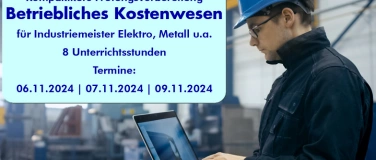 Event-Image for 'Betriebliches Kostenwesen für Industriemeister kompakt'