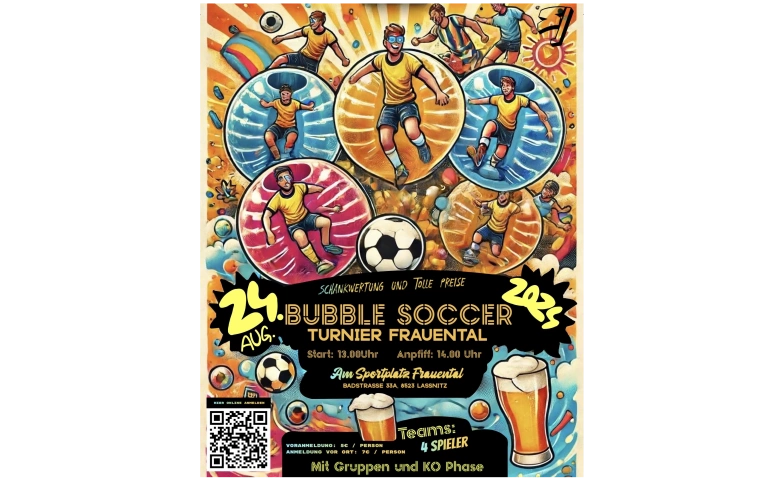 Event-Image for 'BUBBLE SOCCER TUNIER FRAUENTAL 2024'