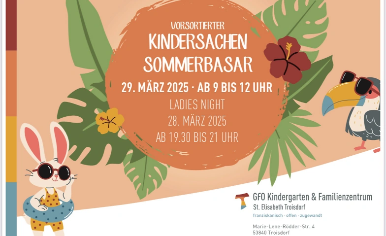 Kindersachen Sommerbasar Tickets