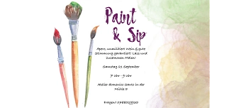 Event organiser of Paint & Sip