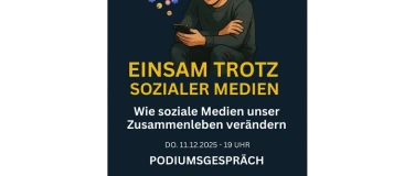 Event-Image for 'Einsam trotz Sozialer Medien'