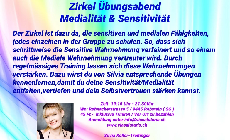 Zirkel &Uuml;bungsabend Medialit&auml;t &amp; Sensitivit&auml;t Tickets