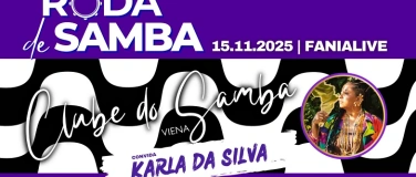 Event-Image for 'RODA DE SAMBA Clube do Samba Viena convida Karla da Silva'