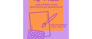 Event-Image for 'Sip N Paint - Christmas Card Watercolour Workshop'