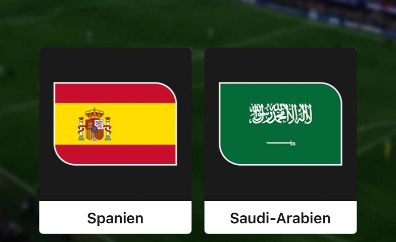 Spanien vs Saudi Arabien WM Public Viewing - @The Spot Billets