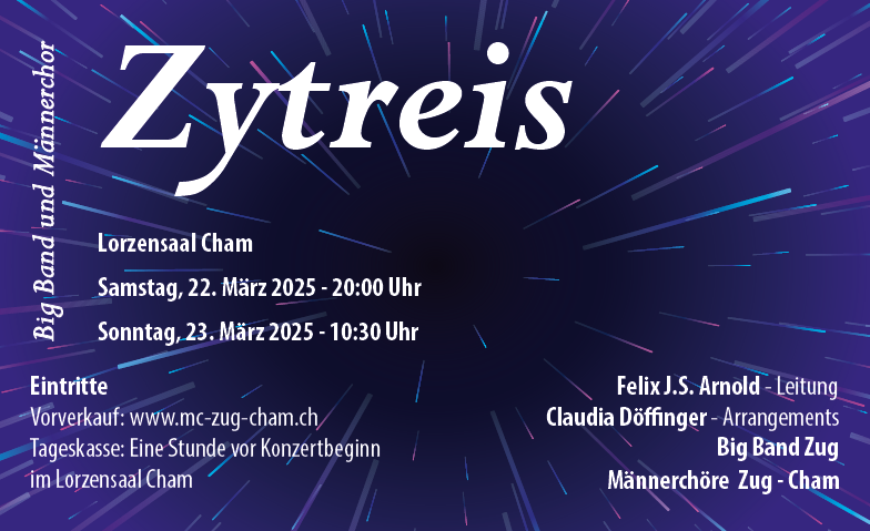 Zytreis - Big Band und M&auml;nnerchor ${singleEventLocation} Tickets