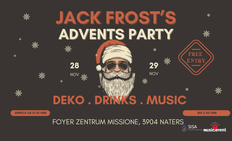 Jack Frost's Adventsparty Tickets