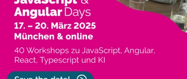 Event-Image for 'JavaScript & Angular Days'