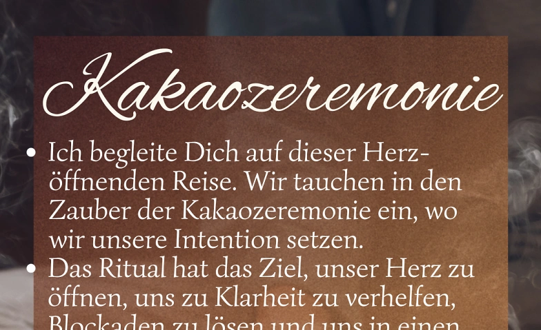 Kakaozeremonie Tickets