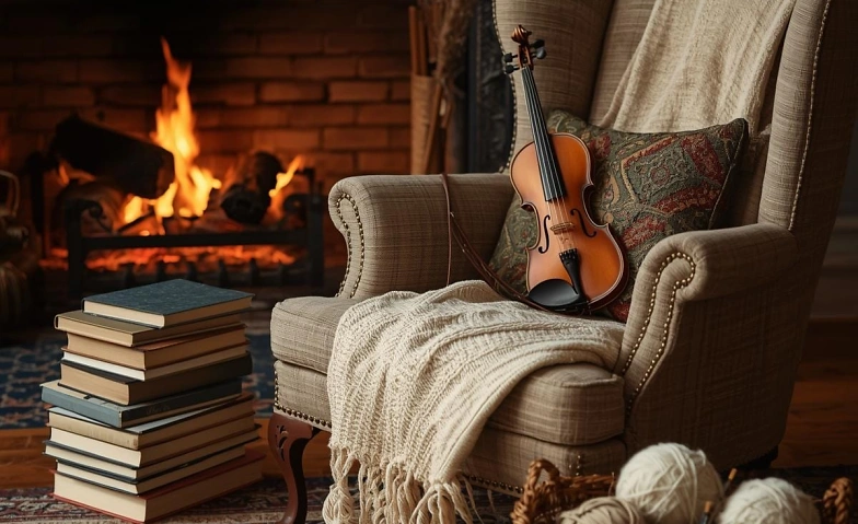 Stricken &amp; Lesen am Kamin mit Minikonzert von Kneipenklassik Tickets