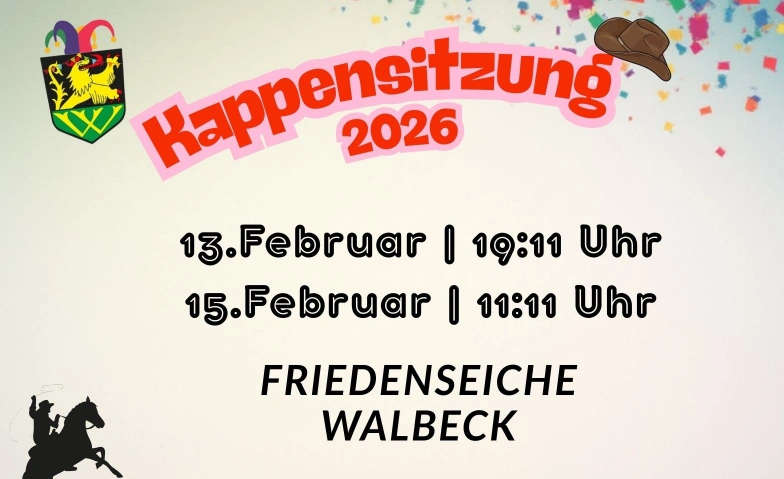 Kappensitzung Walbeck Various locations Tickets