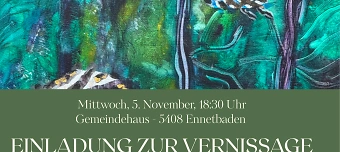 Event organiser of Vernissage, Gemälde von Andreas Bünter, Muster der Natur